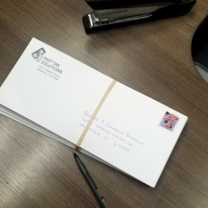 Custom printed #10 business envelopes. Black Ink - FoldersandEnvelopes.com