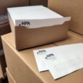 Custom printed #10 single window envelopes. Black Ink - FoldersandEnvelopes.com