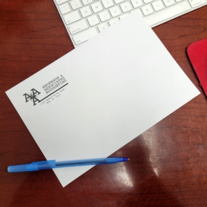 Custom printed 6x9 envelopes. Black Ink -FoldersandEnvelopes.com