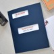 Double Alternate Window Folder, One Pocket, Blue. Tax Software Compatible with UltraTax, ATX, Tax Slayer and TaxACT Software. Direct from the Manufacturer - FoldersandEnvelopes.com